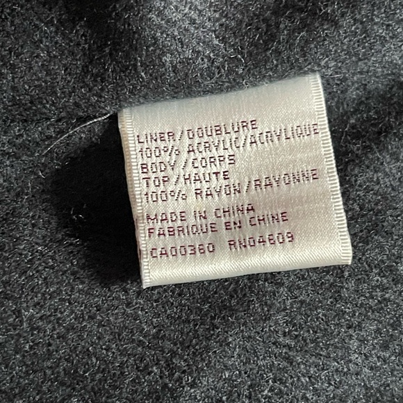 Vintage Tip Top Black Lined Trench Coat Size 36 - Picture 13 of 16